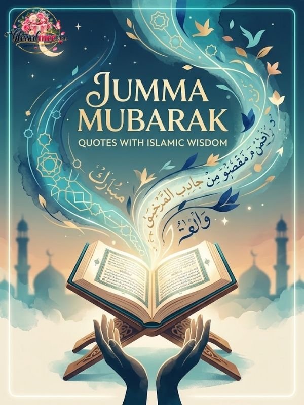 Jumma Mubarak quotes with Islamic wisdom