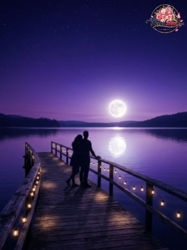 Romantic good night messages for him and her