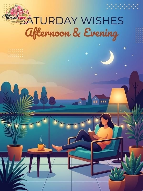 Saturday afternoon and evening wishes