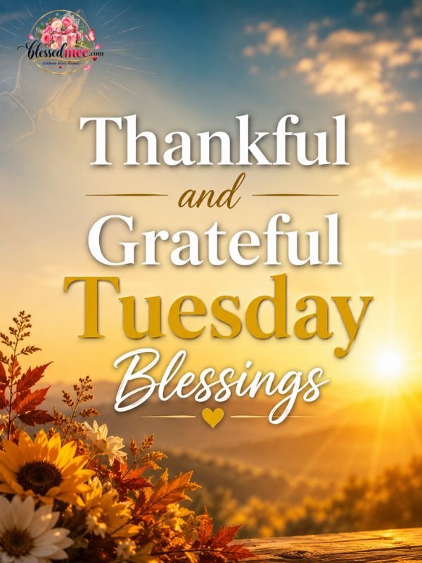 Thankful and Grateful Tuesday Blessings