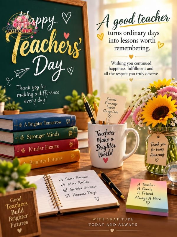 A good teacher turns ordinary days into lessons worth remembering