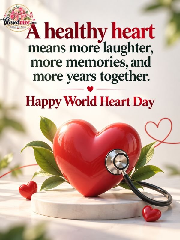 A healthy heart means more laughter, more memories
