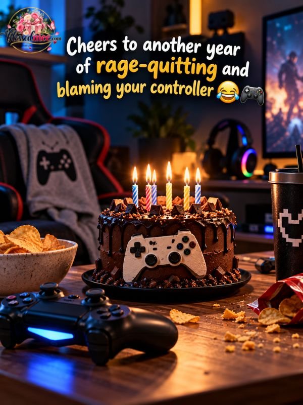 Cheers to another year of rage-quitting and blaming your controller 😂🎮
