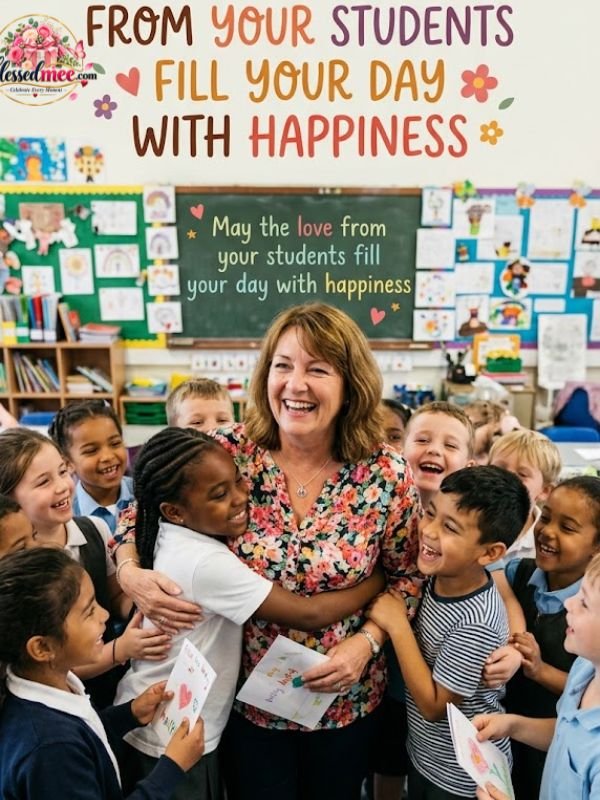May the love from your students fill your day with happiness
