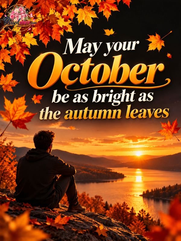 May your October be as bright as the autumn leaves