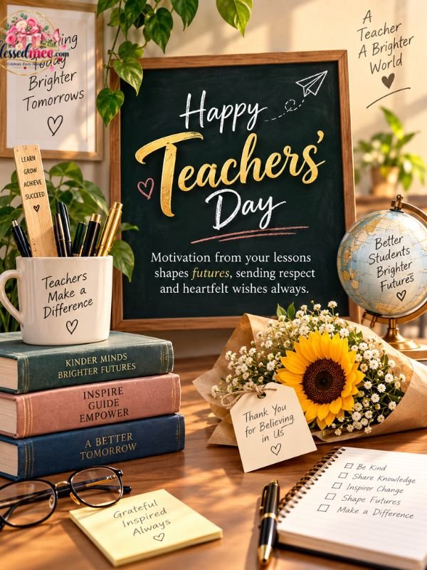 Motivation from your lessons shapes futures, sending respect and heartfelt wishes always