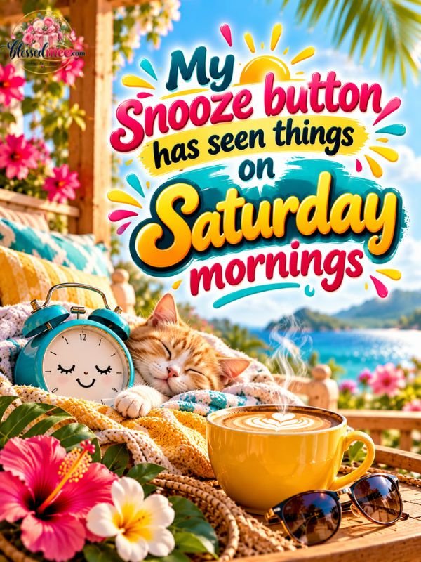 My snooze button has seen things on Saturday mornings