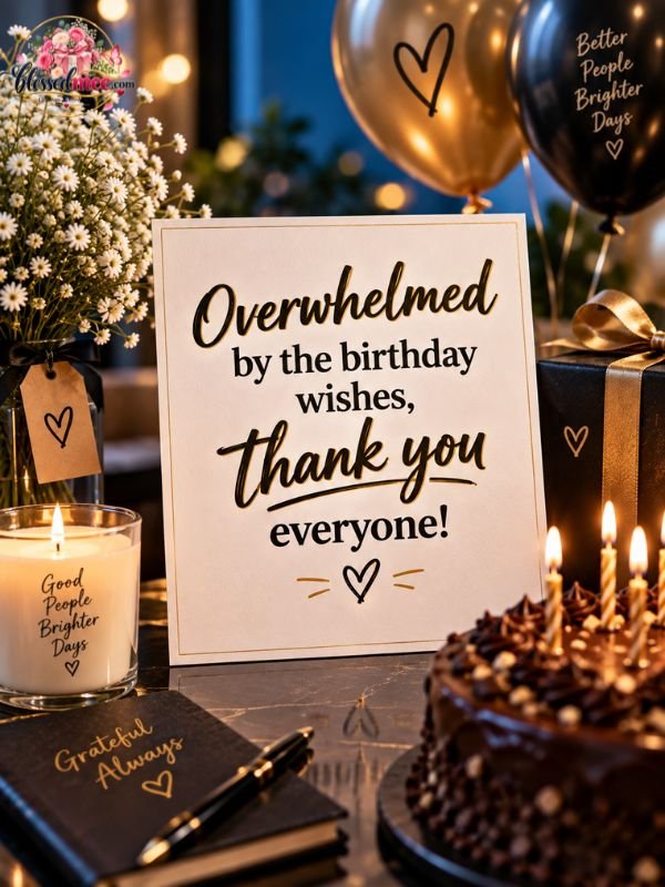 Overwhelmed by the birthday wishes, thank you everyone!