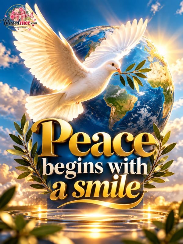 Peace begins with a smile