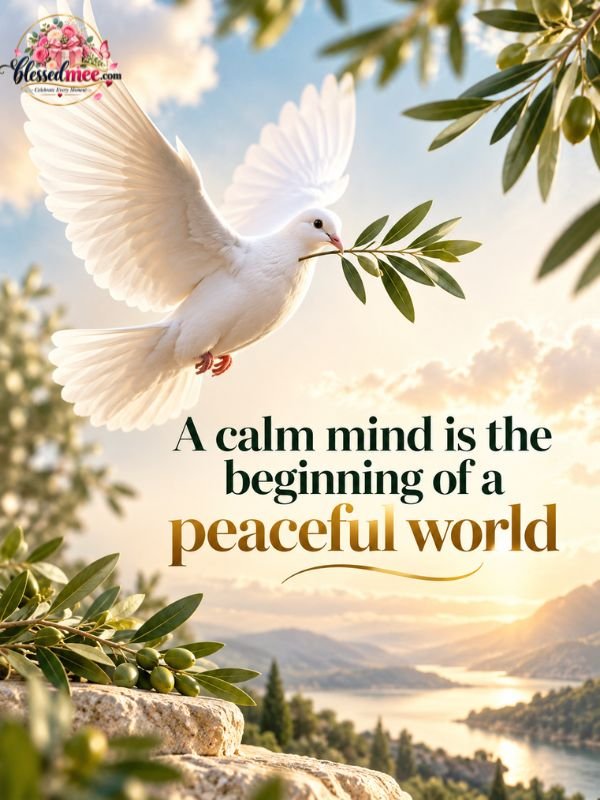 Peace starts with a single kind word