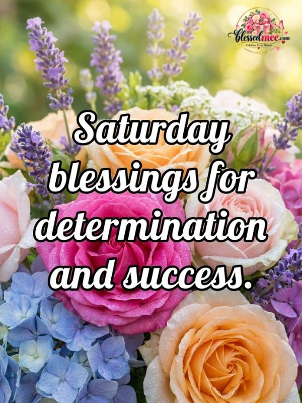 Saturday blessings for determination and success (1)