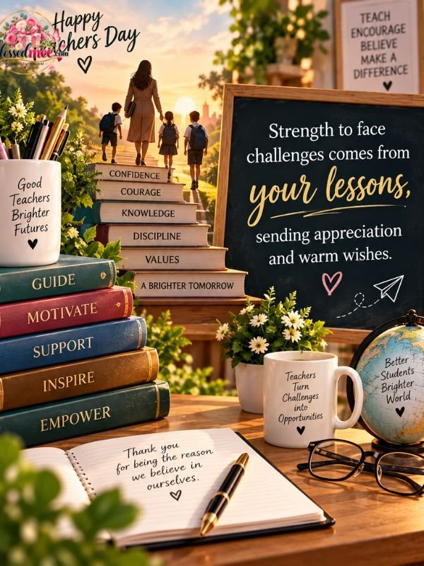 Strength to face challenges comes from your lessons, sending appreciation and warm wishes