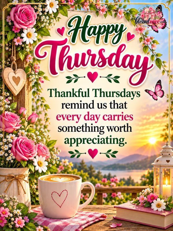 Thankful Thursdays remind us that every day carries something worth appreciating