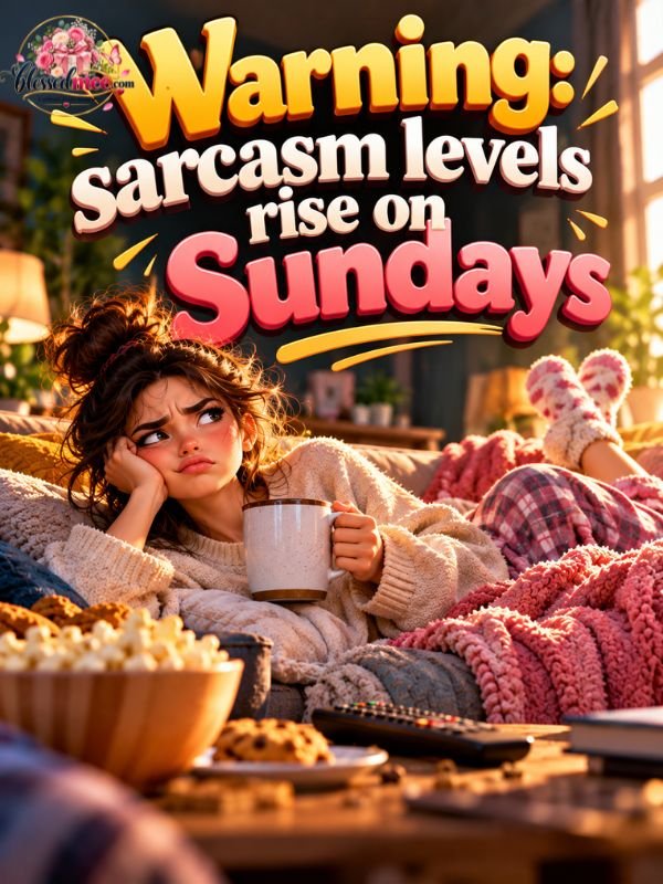 Warning sarcasm levels rise on Sundays