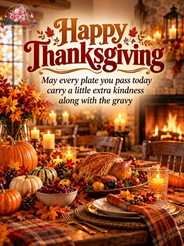 May every plate you pass today carry a little extra kindness along with the gravy