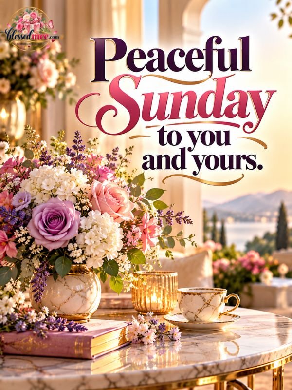 Peaceful Sunday to you and yours
