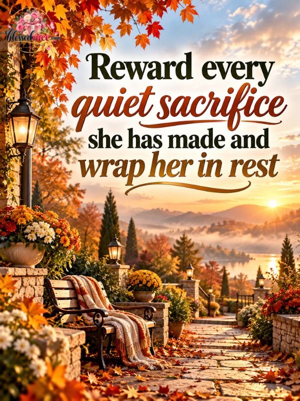 Reward every quiet sacrifice she has made and wrap her in rest