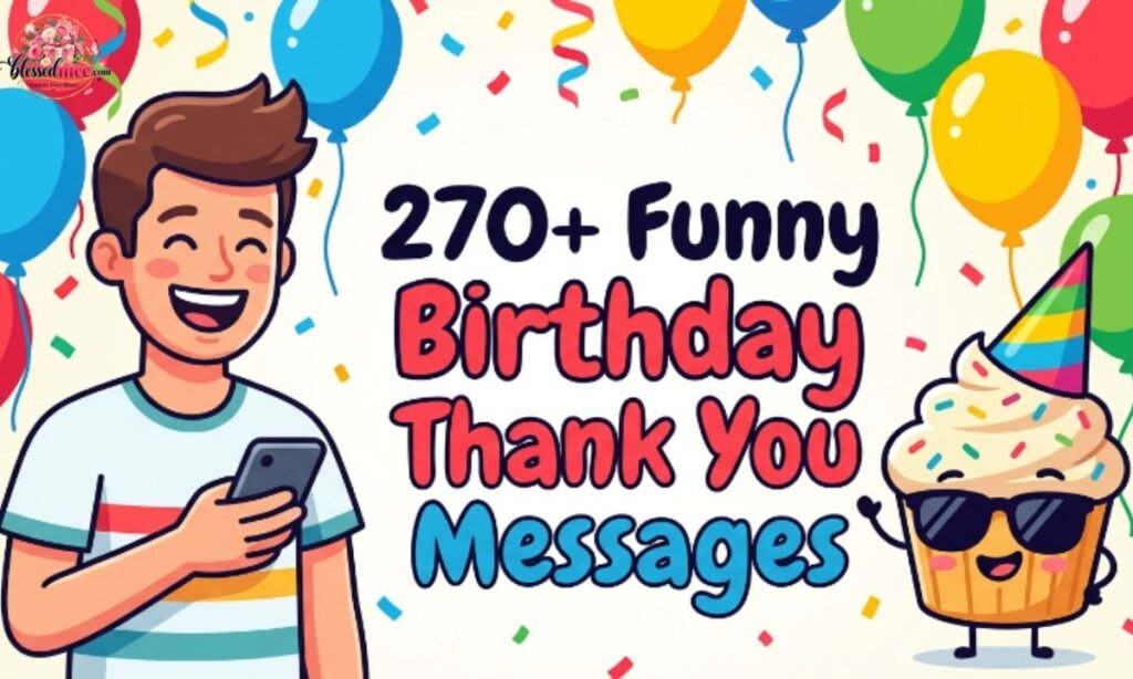 270+ Funny Birthday Thank You Messages to Make Everyone Laugh